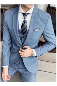 YT02-BLULT-1XL Light Blue a Tuxedo Rental Sale Purchase Ready made Malaysia Kuala Lumpur Selangor Korean Slim Fit